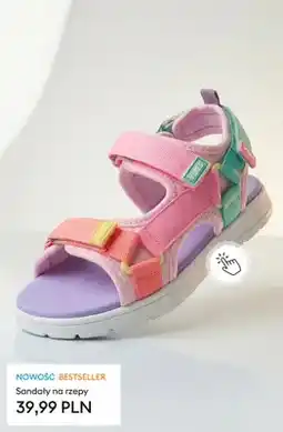 Sinsay Sandały na rzepy Vibes oferta