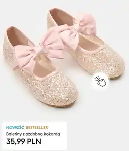 Sinsay Baleriny z ozdobną kokardą oferta