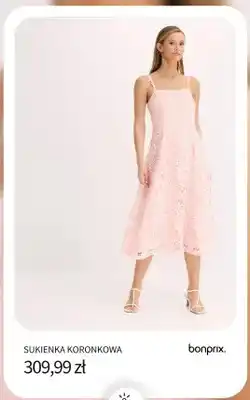 BonPrix Sukienka koronkowa Bonprix oferta