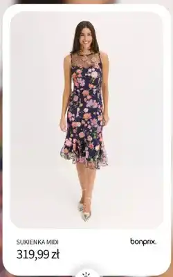 BonPrix Sukienka midi Bonprix oferta