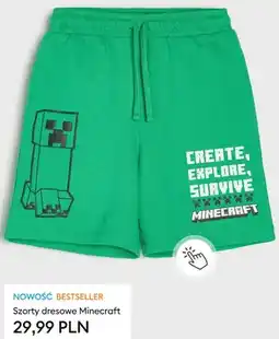Sinsay Szorty dresowe Minecraft oferta