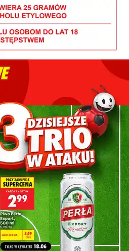 Biedronka Piwo Perła Export oferta