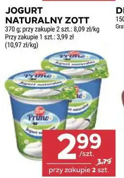 Stokrotka Jogurt naturalny Zott Primo oferta