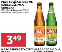 Stokrotka PIWO ŁOMŻA MIODOWE, RADLER, ŚLIWKA, GRUSZKA oferta