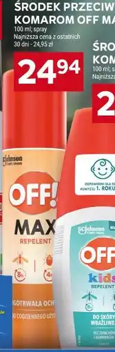 Stokrotka Środek przeciw komarom Off! Max oferta
