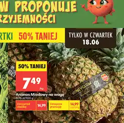 Biedronka Ananas Miodowy na wagę Honeyglow oferta