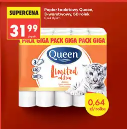 Biedronka Papier toaletowy Queen, 3-warstwowy oferta
