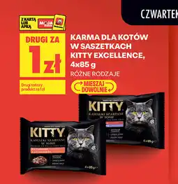 Biedronka Karma dla kotów w saszetkach Kitty Excellence oferta
