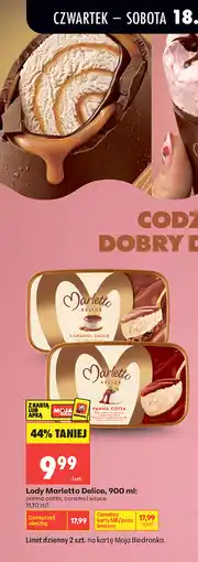 Biedronka Lody Marletto Delice oferta
