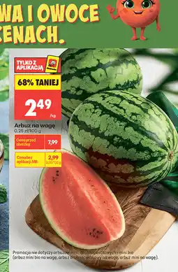 Biedronka Arbuz na wagę oferta