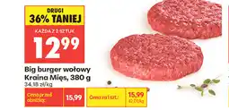 Biedronka Big burger wołowy Kraina Mięs oferta