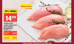 Biedronka Świeży filet z piersi kurczaka Kraina Mięs, Mega Paka oferta