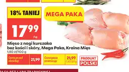 Biedronka Mięso z nogi kurczaka bez kości i skóry, Mega Paka, Kraina Mięs oferta