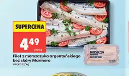 Biedronka Filet z morszczuka argentyńskiego bez skóry Marinero oferta