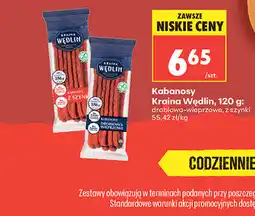 Biedronka Kabanosy Kraina Wędlin oferta
