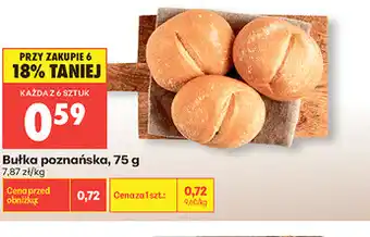 Biedronka Bułka poznańska oferta