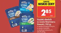 Biedronka Szybki śledzik w sosie Marinero Snack! oferta