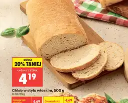 Biedronka Chleb w stylu włoskim oferta