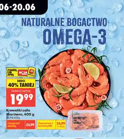 Biedronka Krewetki całe Marinero oferta
