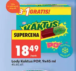 Biedronka Lody Kaktus POP oferta