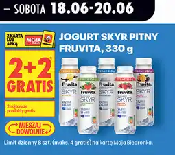Biedronka Jogurt Skyr Pitny Fruvita oferta