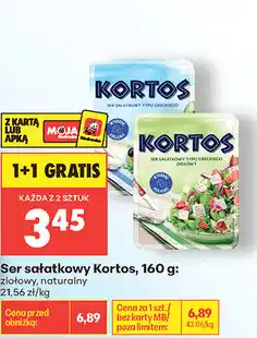 Biedronka Ser sałatkowy Kortos oferta