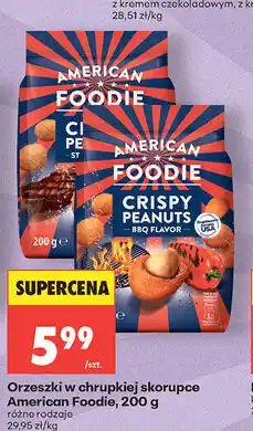 Biedronka Orzeszki w chrupkiej skorupce American Foodie oferta