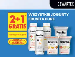 Biedronka Wszystkie jogurty Fruvita Pure oferta