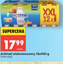 Biedronka Actimel wieloowocowy oferta
