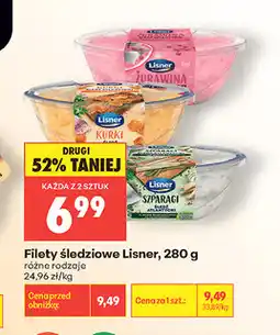 Biedronka Filety śledziowe Lisner oferta