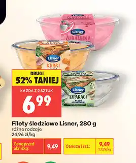 Biedronka Filety śledziowe Lisner oferta