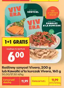 Biedronka Roślinny sznycel Vivera, 200 g lub Kawałki a'la kurczak Vivera, 160 g oferta