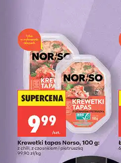 Biedronka Krewetki tapas Norso oferta