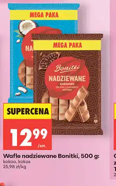 Biedronka Wafle nadziewane Bonitki oferta
