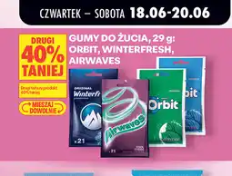 Biedronka Gumy do żucia Orbit, Winterfresh, Airwaves oferta