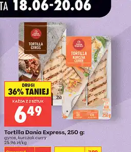 Biedronka Tortilla Dania Express oferta