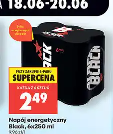 Biedronka Napój energetyczny Black oferta