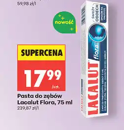Biedronka Pasta do zębów Lacalut Flora oferta