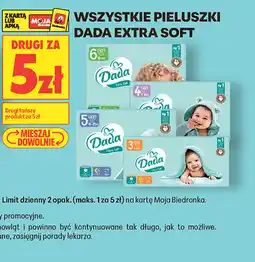 Biedronka WSZYSTKIE PIELUSZKI DADA EXTRA SOFT oferta