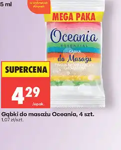 Biedronka Gąbki do masażu Oceania, 4 szt oferta