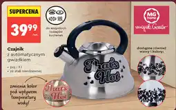Biedronka Czajnik z automatycznym gwizdkiem MG home oferta