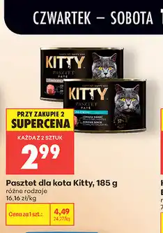 Biedronka Pasztet dla kota Kitty oferta