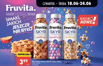 Biedronka Skyr pitny Smaki USA Fruvita oferta