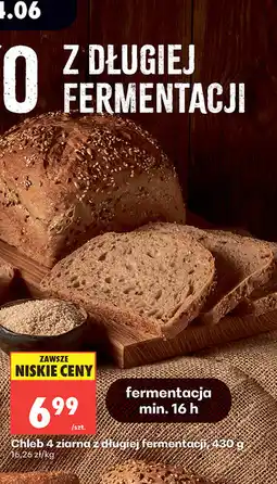 Biedronka Chleb 4 ziarna z długiej fermentacji oferta