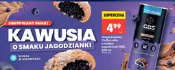 Biedronka Napój kawowy Caffe Latte o smaku jagodzianki GBS oferta