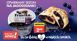 Biedronka Skyr dwuwarstwowy jagodzianka Fruvita oferta