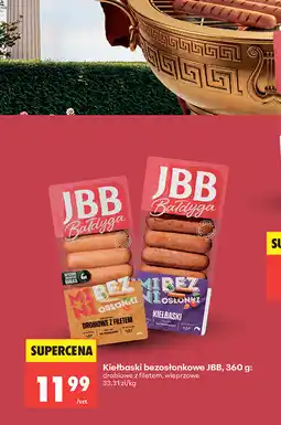Biedronka Kiełbaski bezosłonkowe JBB oferta