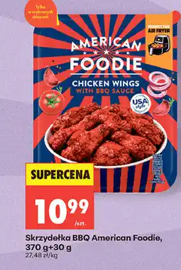 Biedronka Skrzydełka BBQ American Foodie, 370 g+30 g oferta