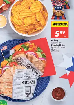 Biedronka Chipsy American Foodie oferta
