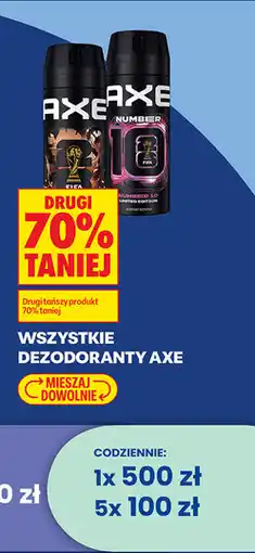 Biedronka Wszystkie dezodoranty Axe oferta